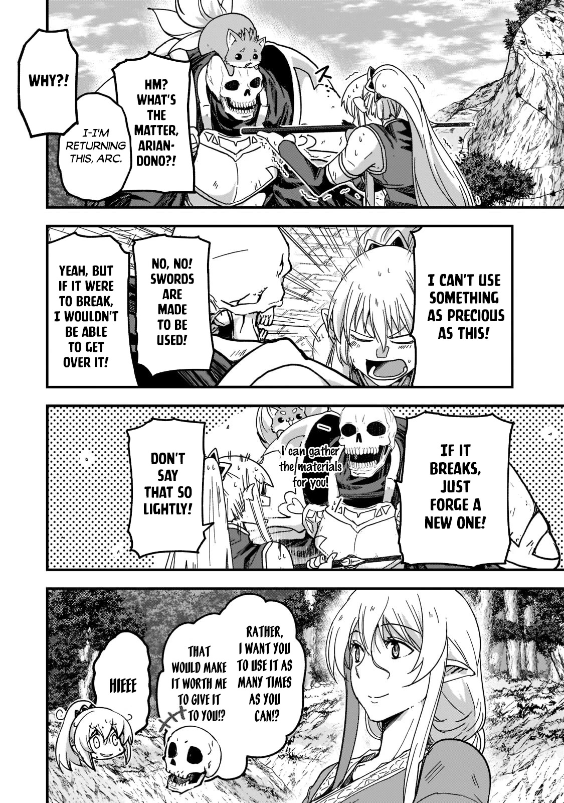 Gaikotsu Kishi-sama, Tadaima Isekai e Odekake-chuu chapter 55 page 28