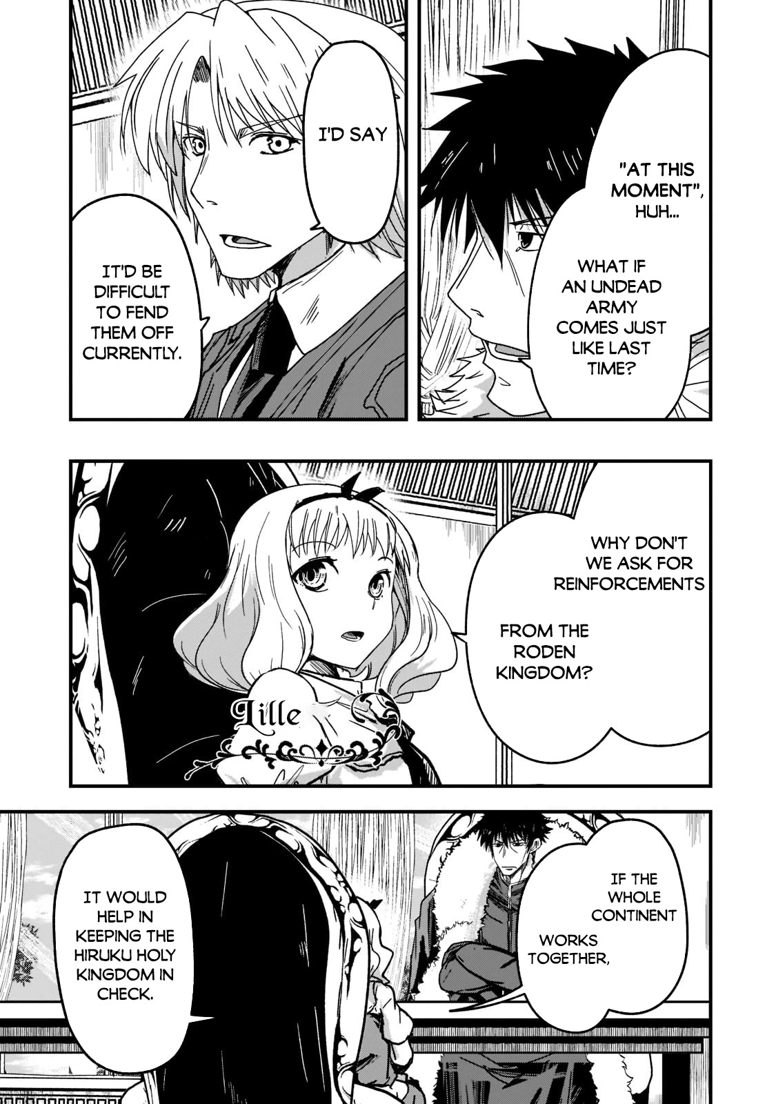 Gaikotsu Kishi-sama, Tadaima Isekai e Odekake-chuu chapter 55 page 4