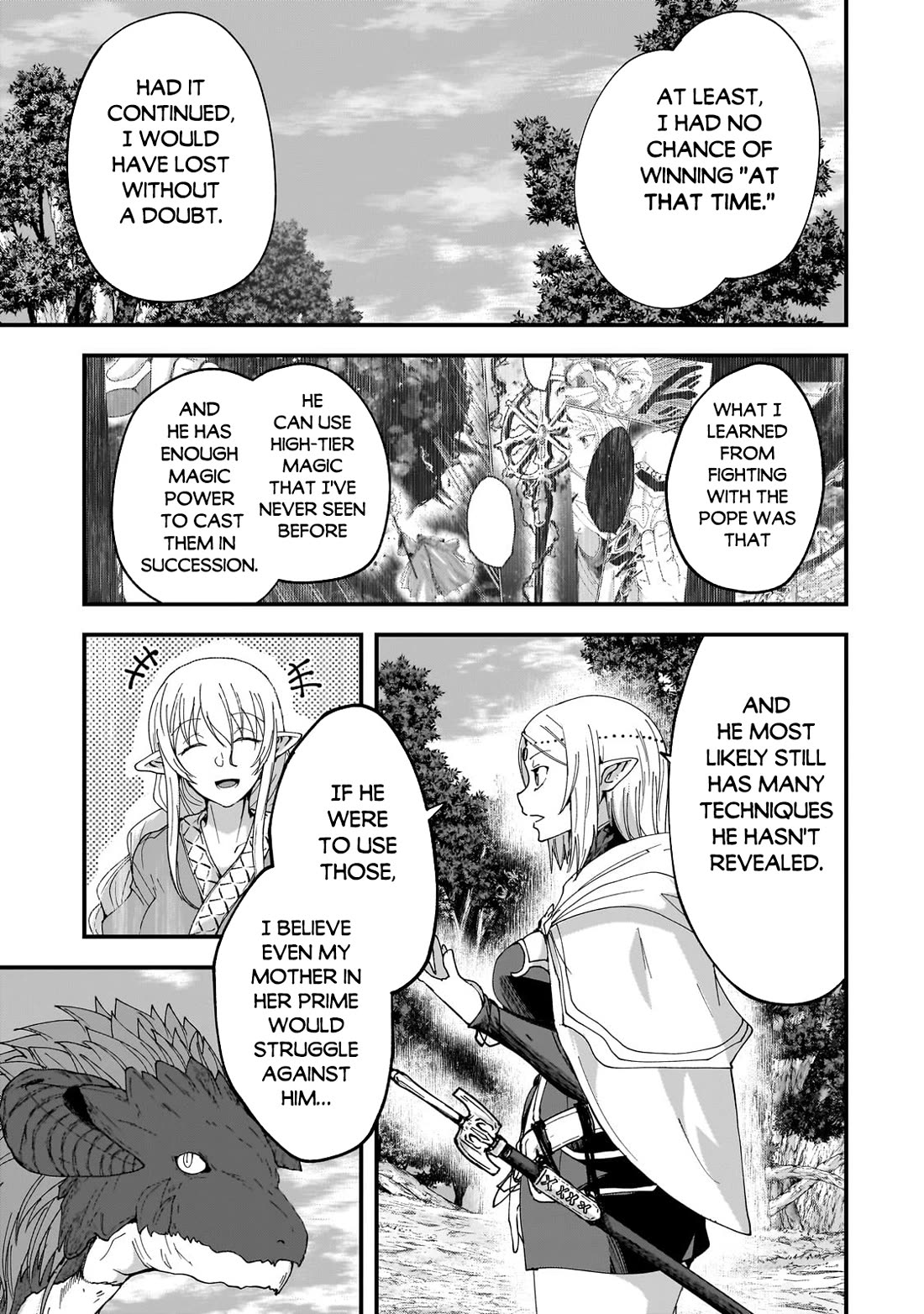 Gaikotsu Kishi-sama, Tadaima Isekai e Odekake-chuu chapter 61 page 28