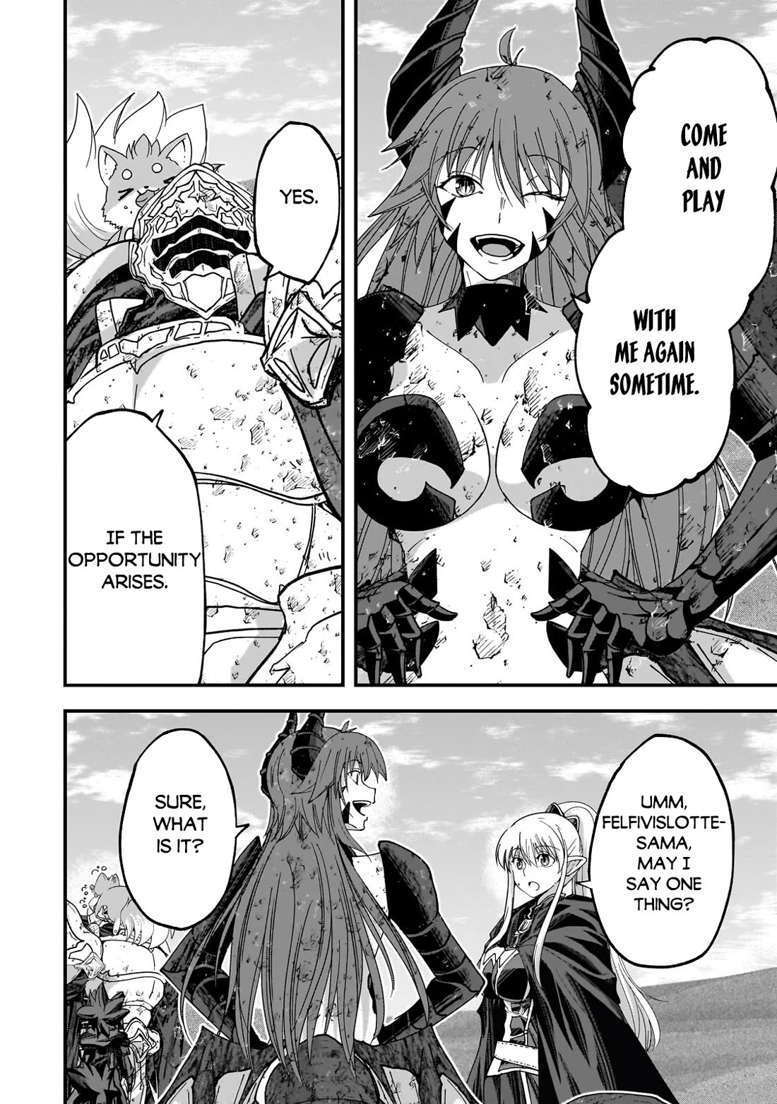 Gaikotsu Kishi-sama, Tadaima Isekai e Odekake-chuu chapter 66 page 14