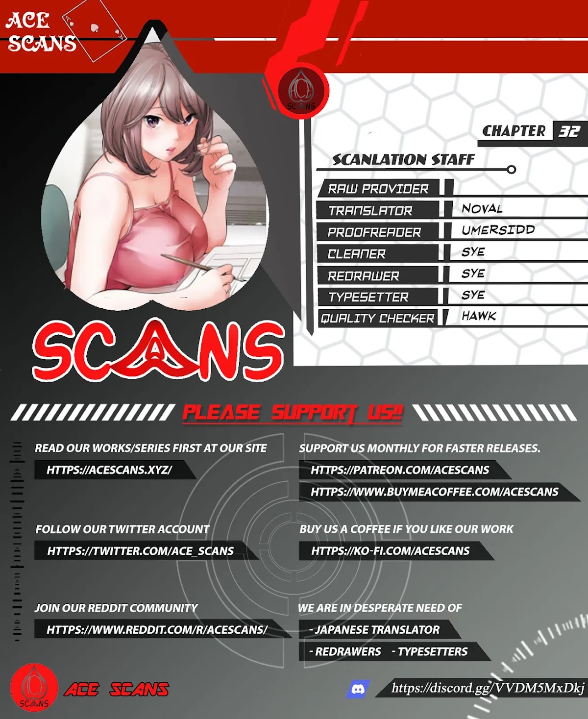 Gaishu-Isshoku chapter 32 page 1