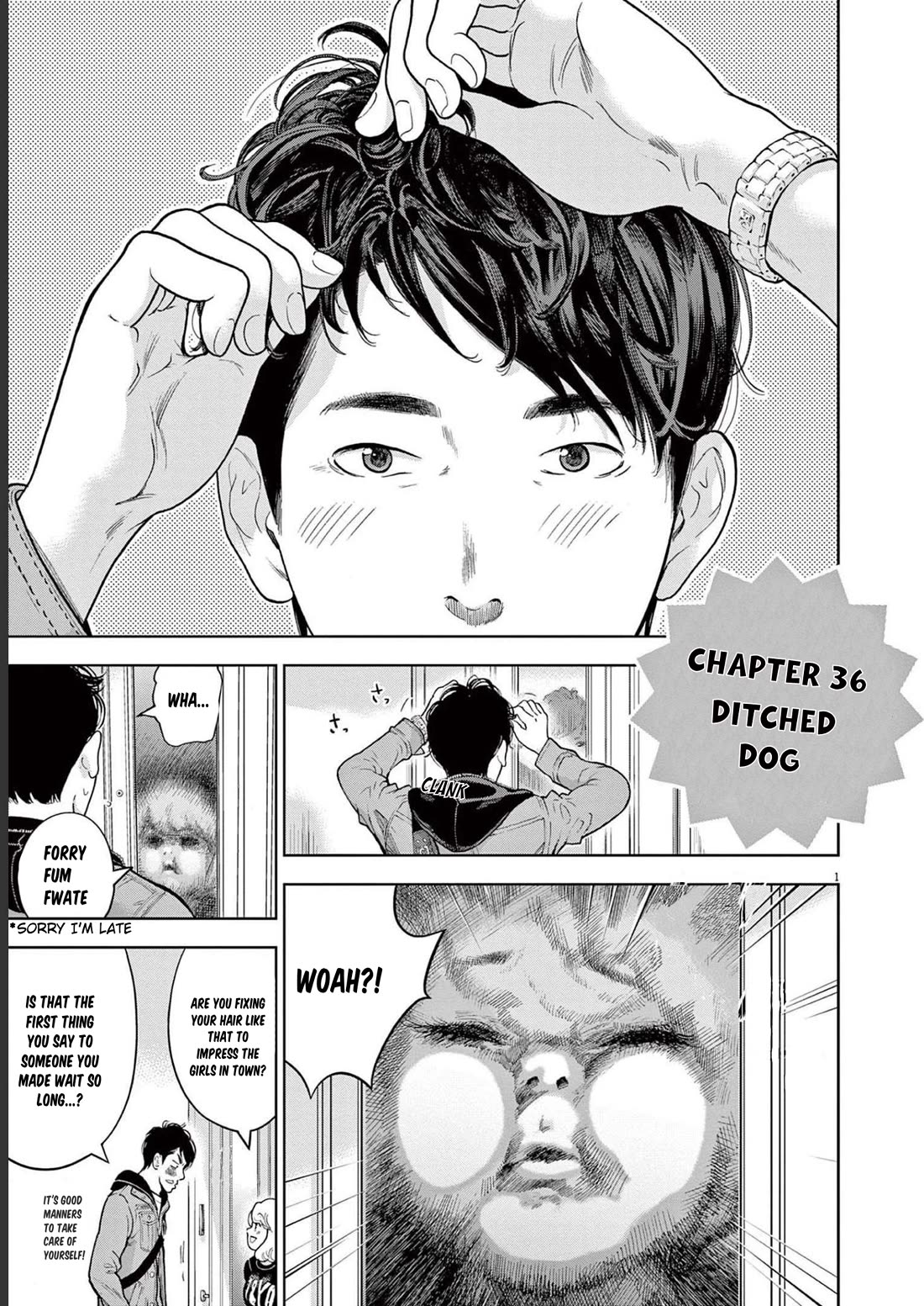 Gaishu-Isshoku chapter 36 page 1