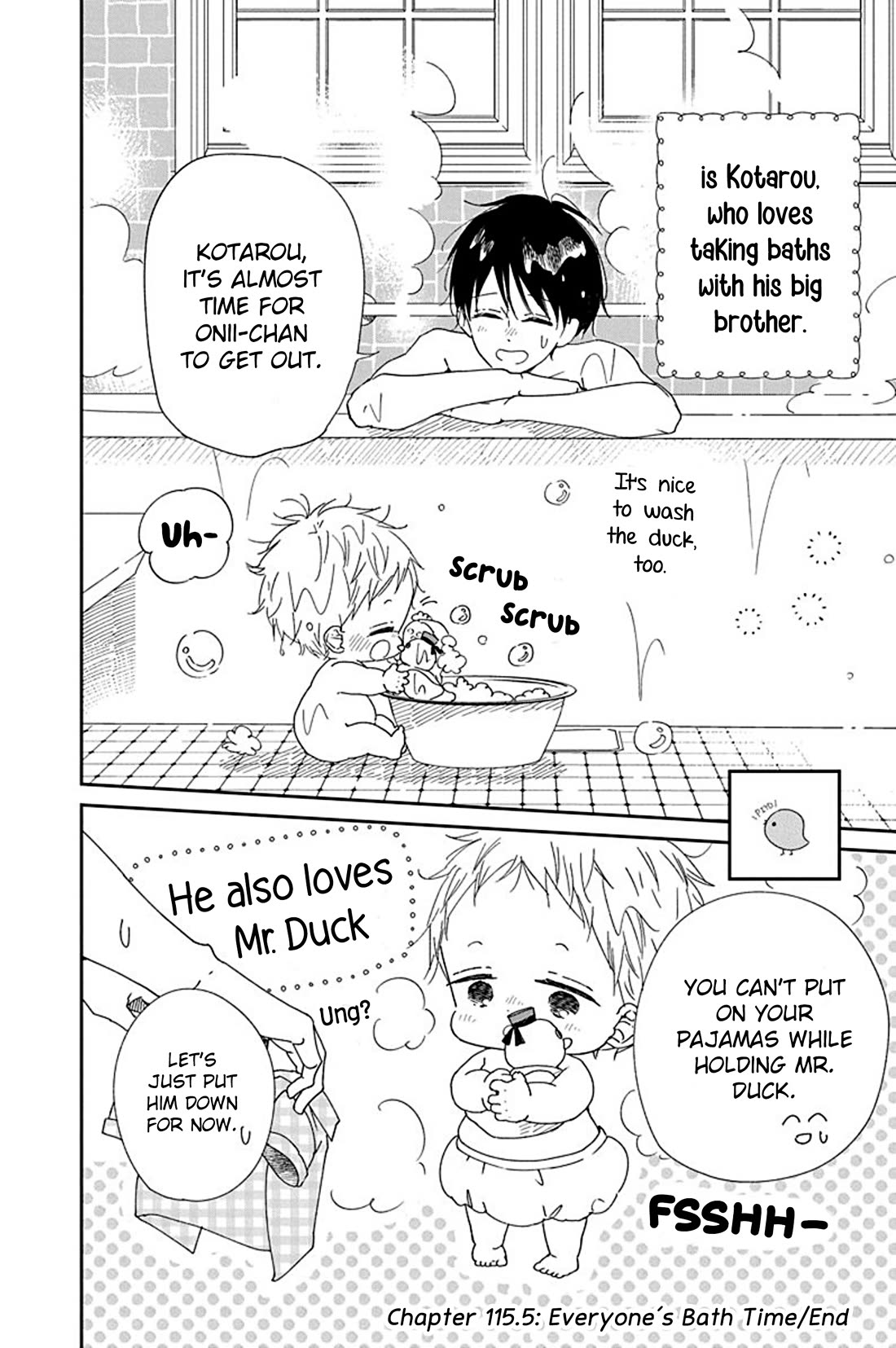Gakuen Babysitters chapter 115.5 page 8
