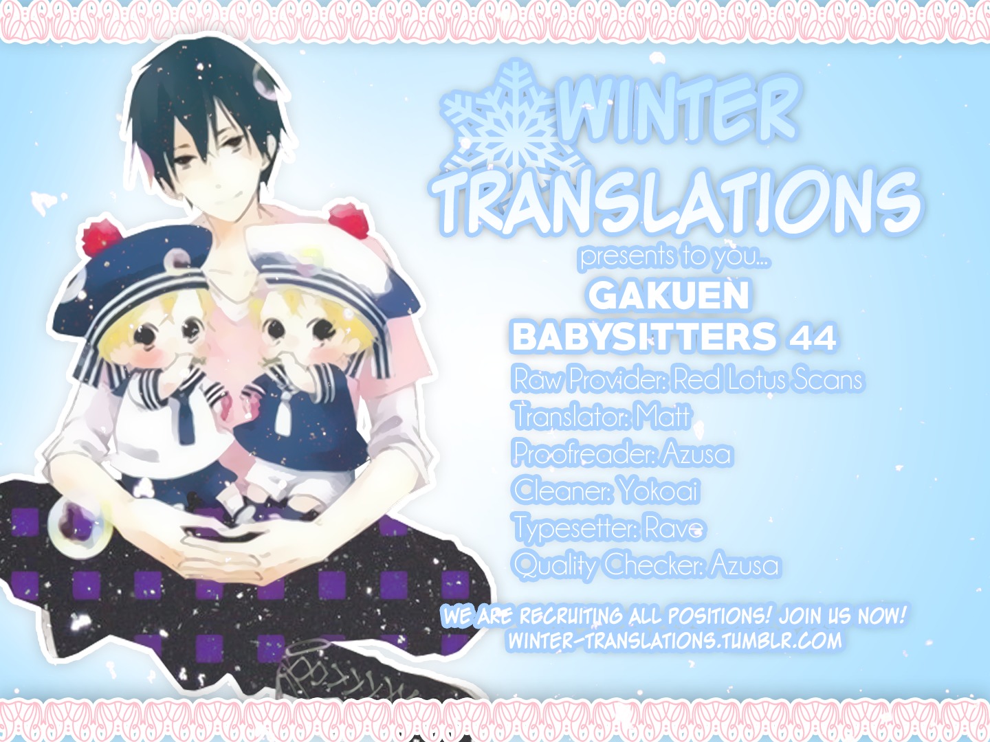 Gakuen Babysitters chapter 44 page 1
