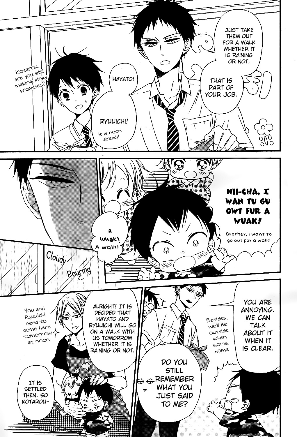 Gakuen Babysitters chapter 75 page 12