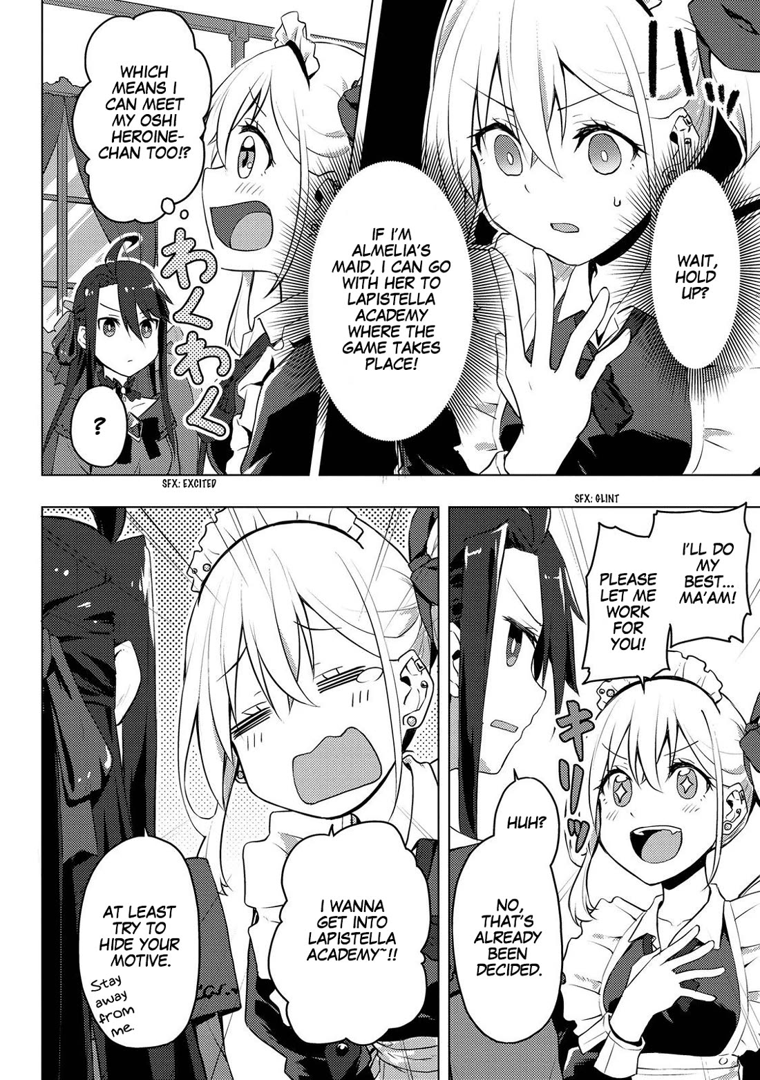 Gal Maid & Villainess: Only Milady's Happy End Will Win! chapter 1 page 10