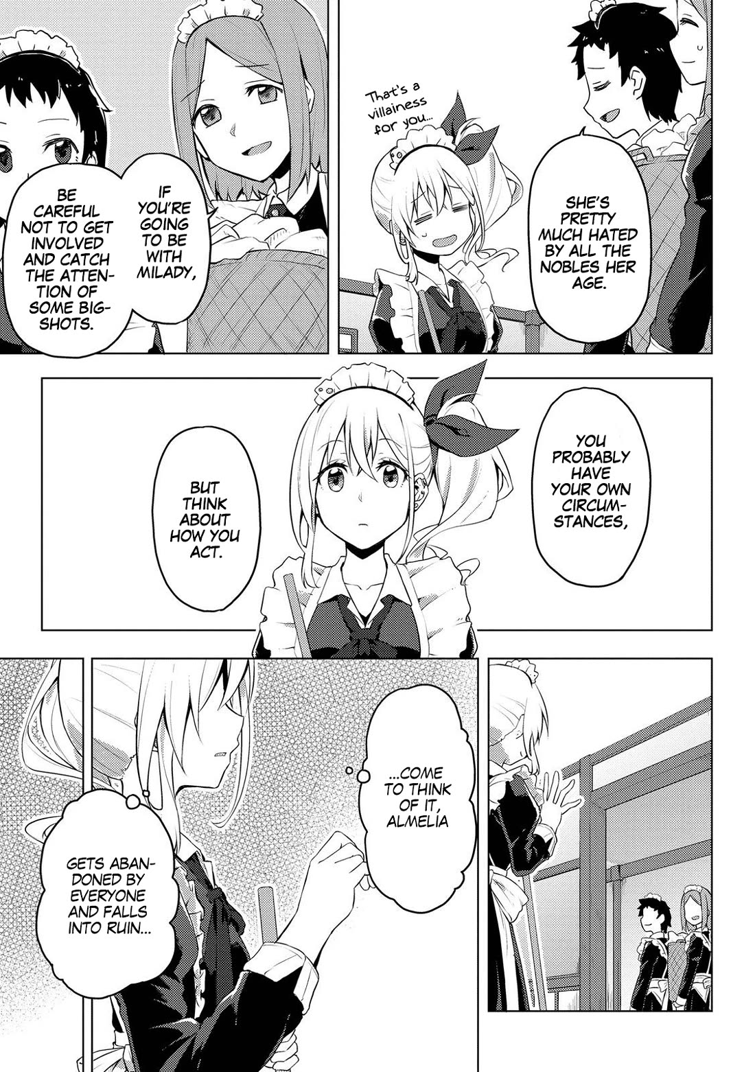 Gal Maid & Villainess: Only Milady's Happy End Will Win! chapter 1 page 15