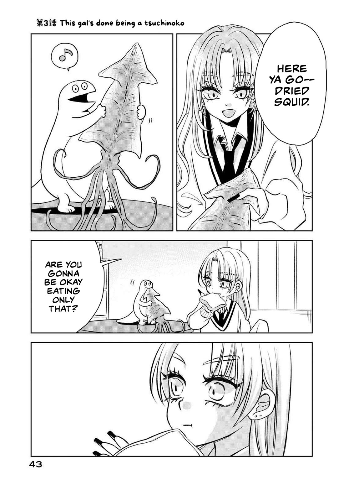 Gal & Tsuchinoko chapter 3 page 1