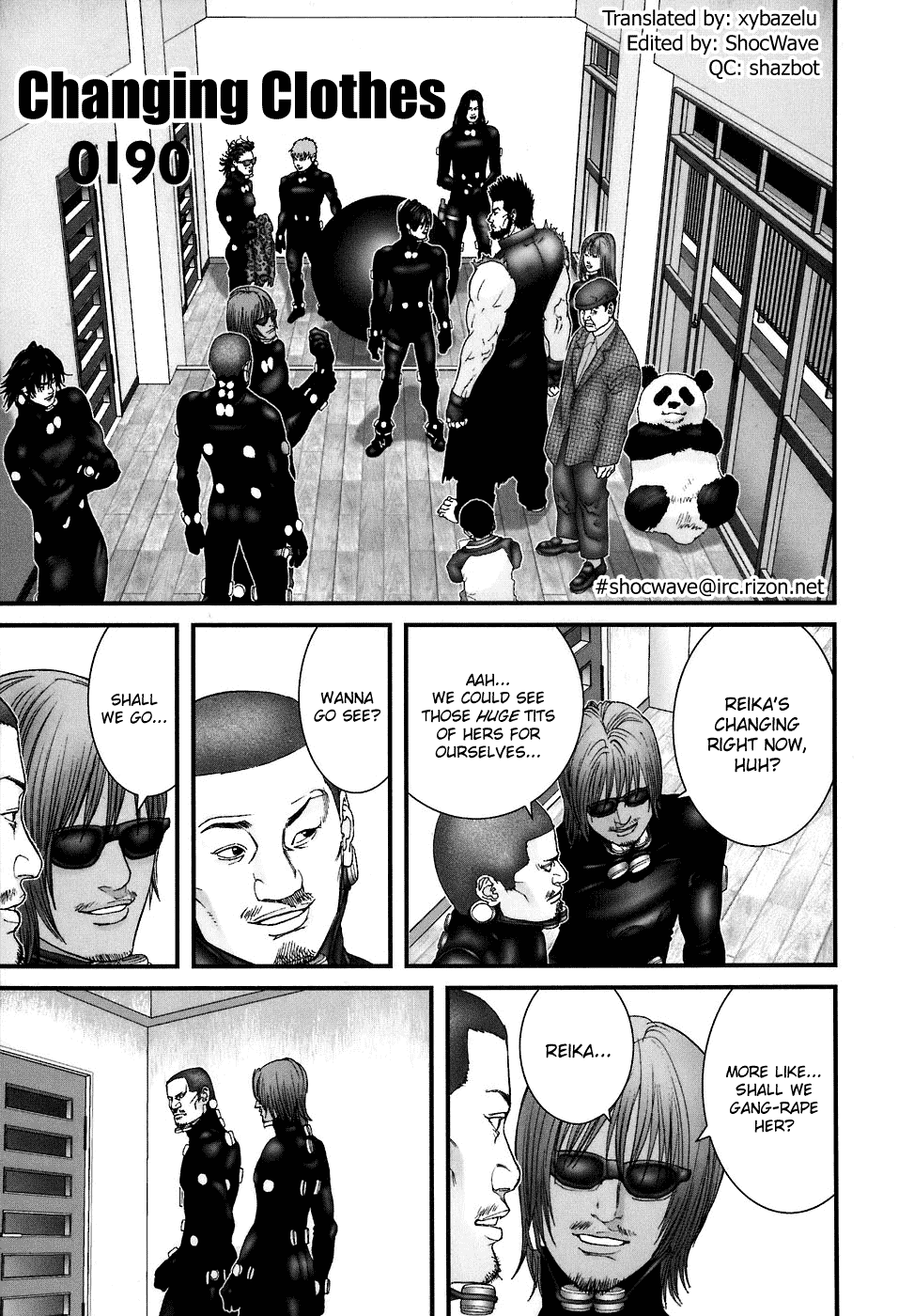 Gantz chapter 190 page 1