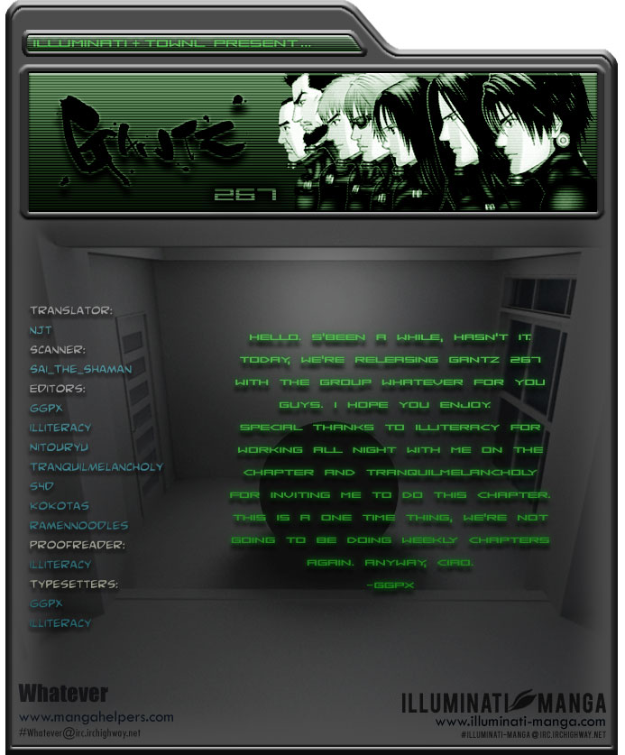 Gantz chapter 267 page 22