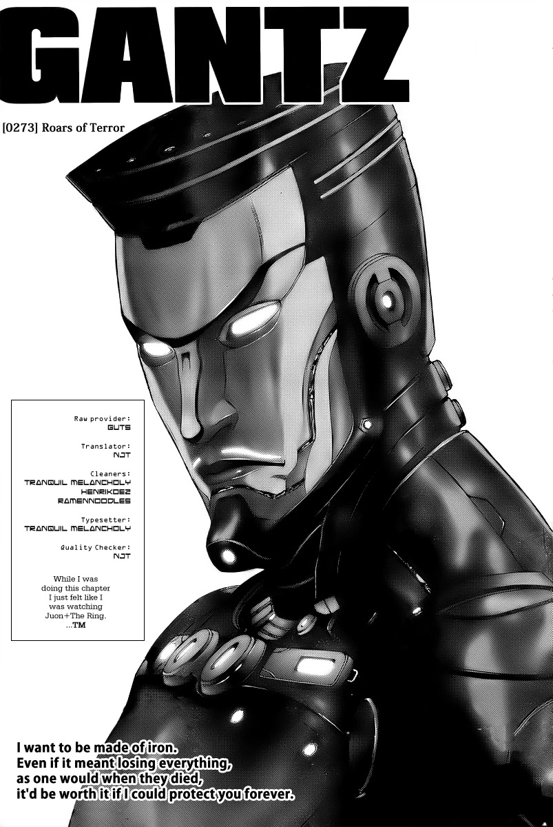 Gantz chapter 273 page 1