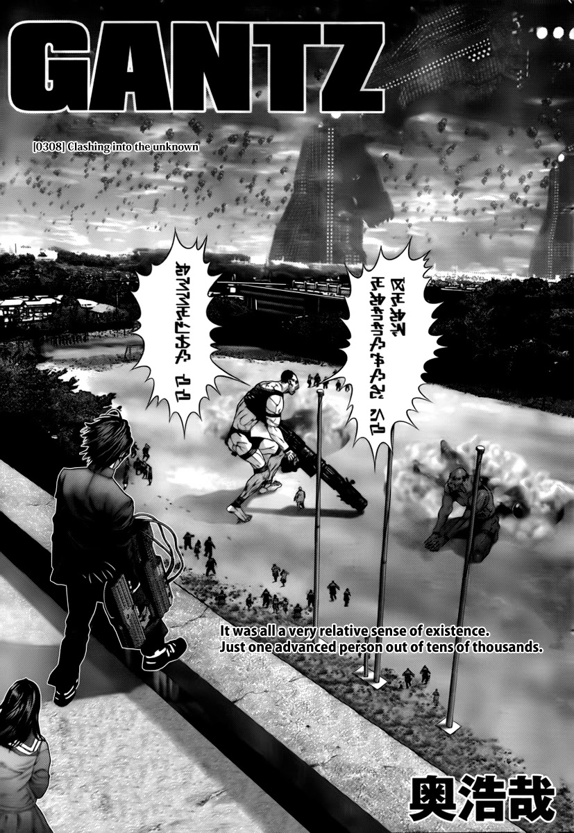 Gantz chapter 308 page 1