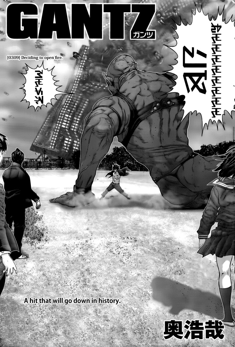 Gantz chapter 309 page 1