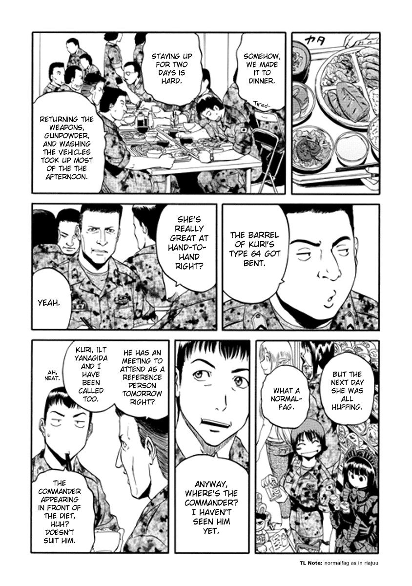 Gate - Jietai Kare no Chi nite, Kaku Tatakeri chapter 0 page 23