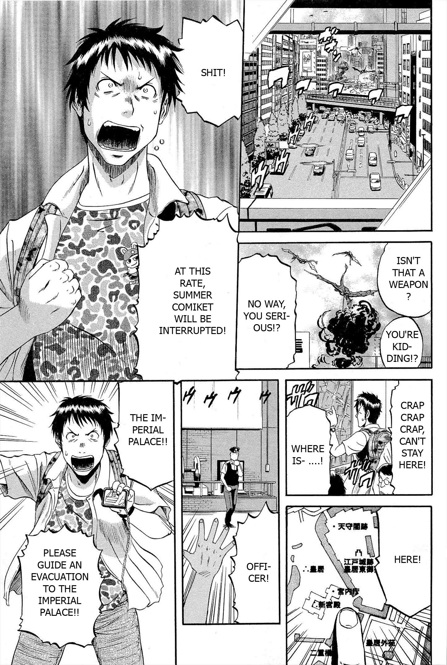 Gate - Jietai Kare no Chi nite, Kaku Tatakeri chapter 1 page 22