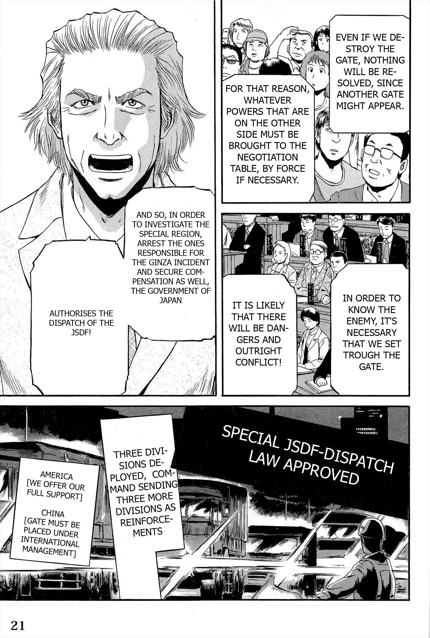 Gate - Jietai Kare no Chi nite, Kaku Tatakeri chapter 1 page 28