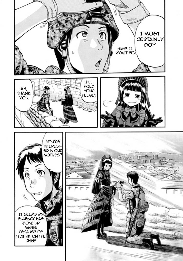 Gate - Jietai Kare no Chi nite, Kaku Tatakeri chapter 10 page 9