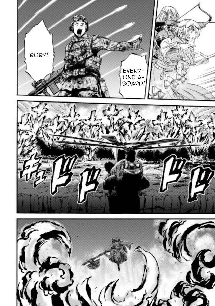 Gate - Jietai Kare no Chi nite, Kaku Tatakeri chapter 101.2 page 9