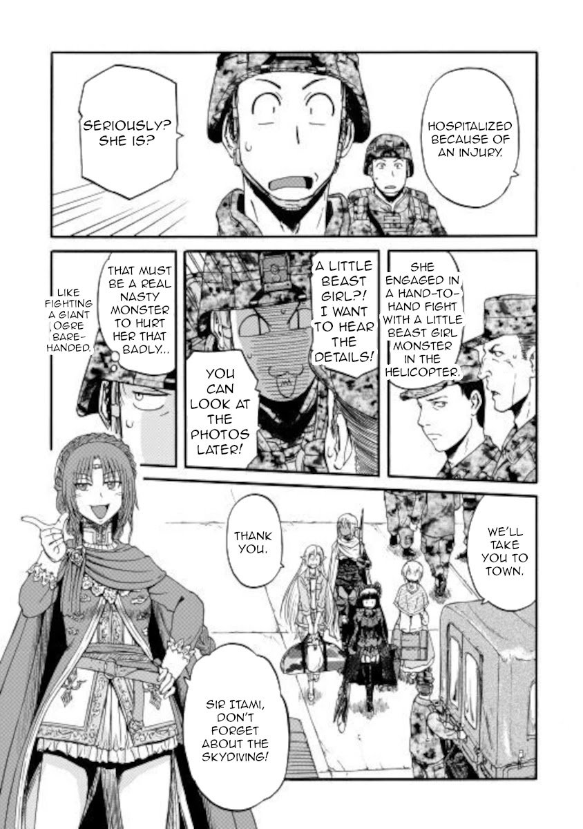 Gate - Jietai Kare no Chi nite, Kaku Tatakeri chapter 102 page 11