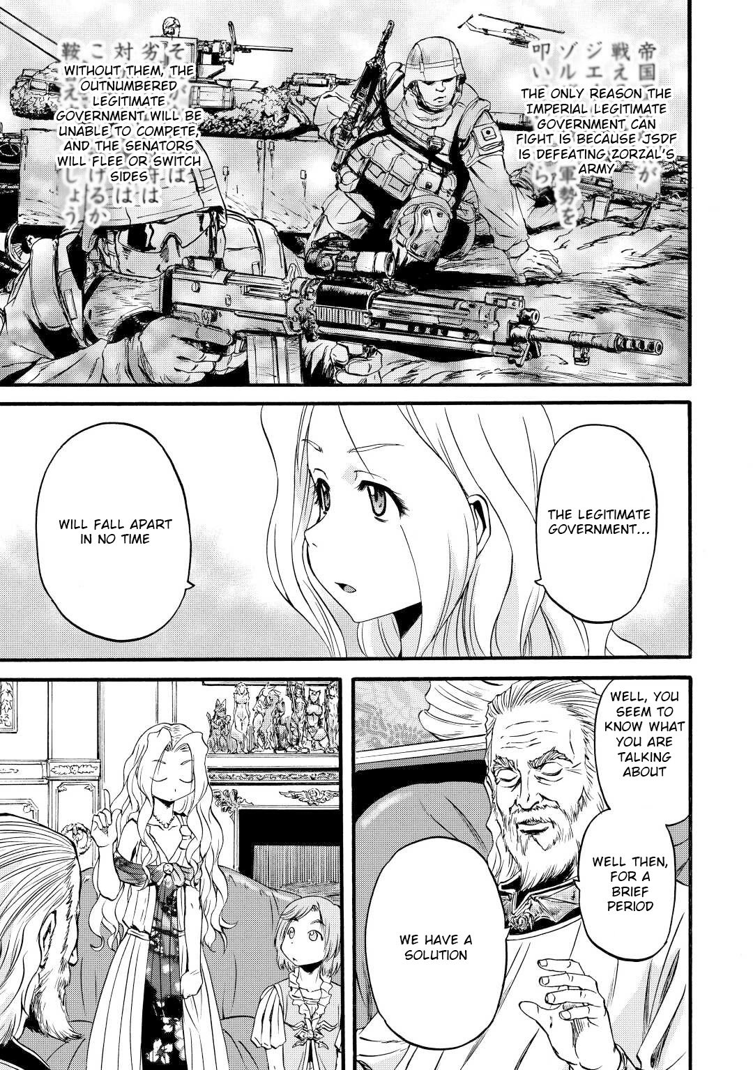 Gate - Jietai Kare no Chi nite, Kaku Tatakeri chapter 106 page 29