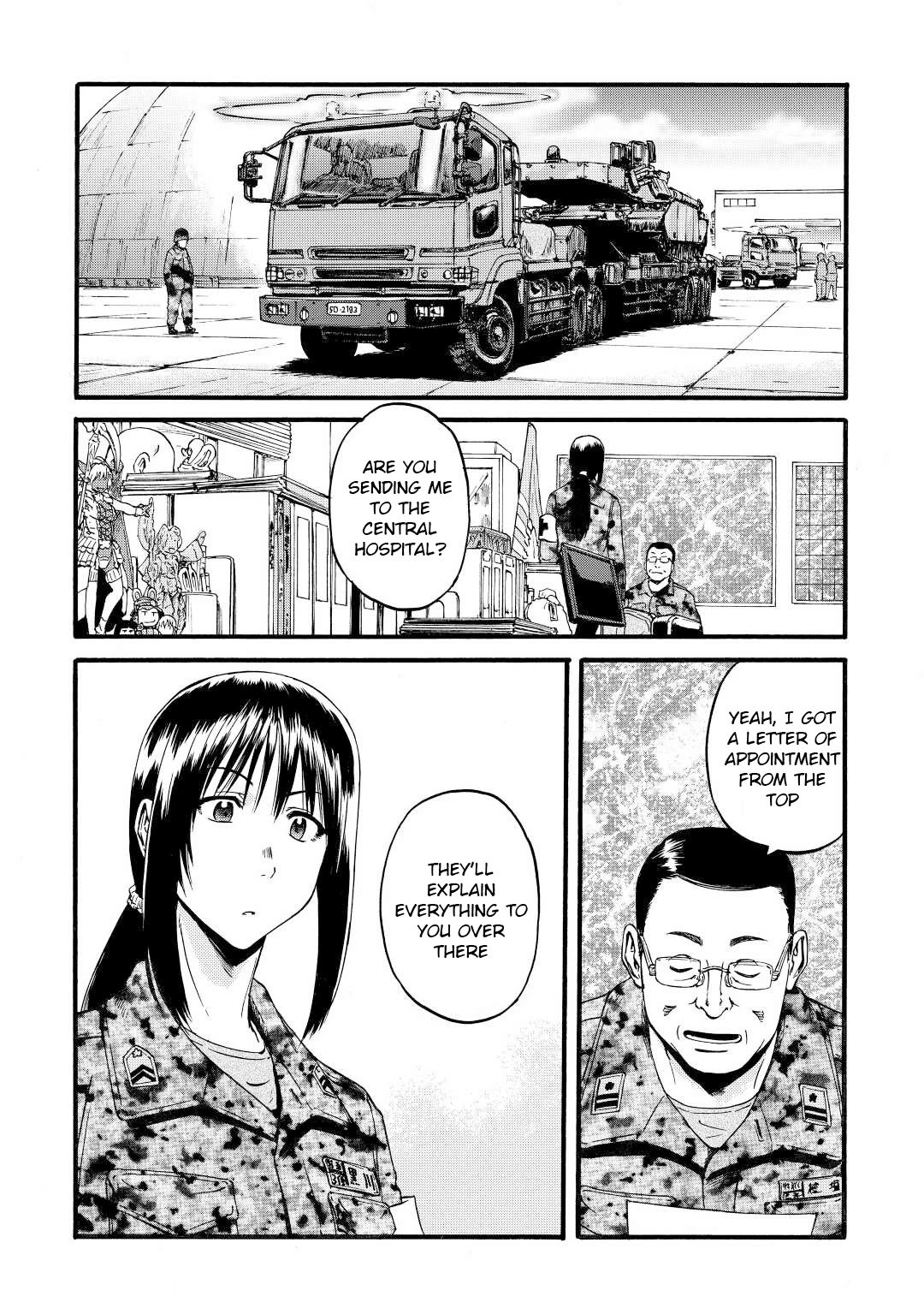 Gate - Jietai Kare no Chi nite, Kaku Tatakeri chapter 108 page 36