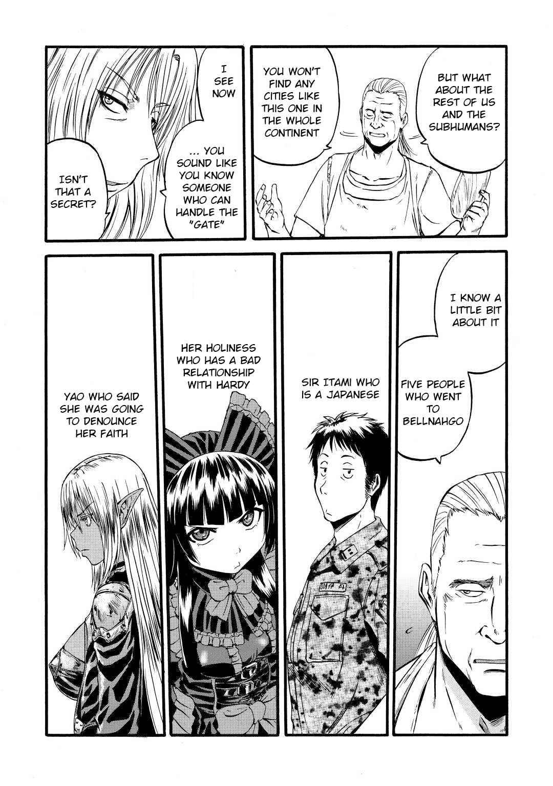 Gate - Jietai Kare no Chi nite, Kaku Tatakeri chapter 111 page 22