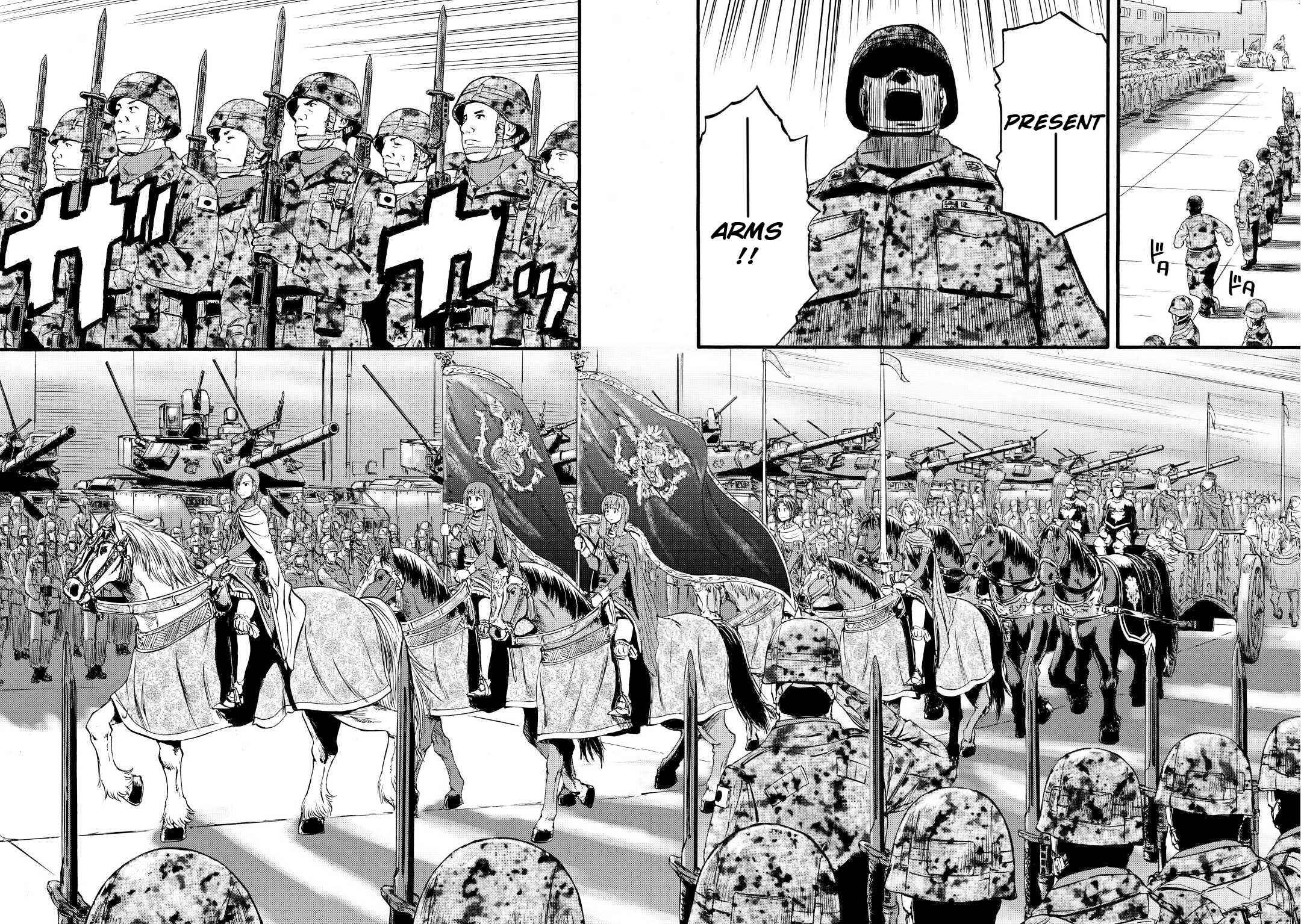 Gate - Jietai Kare no Chi nite, Kaku Tatakeri chapter 111 page 34