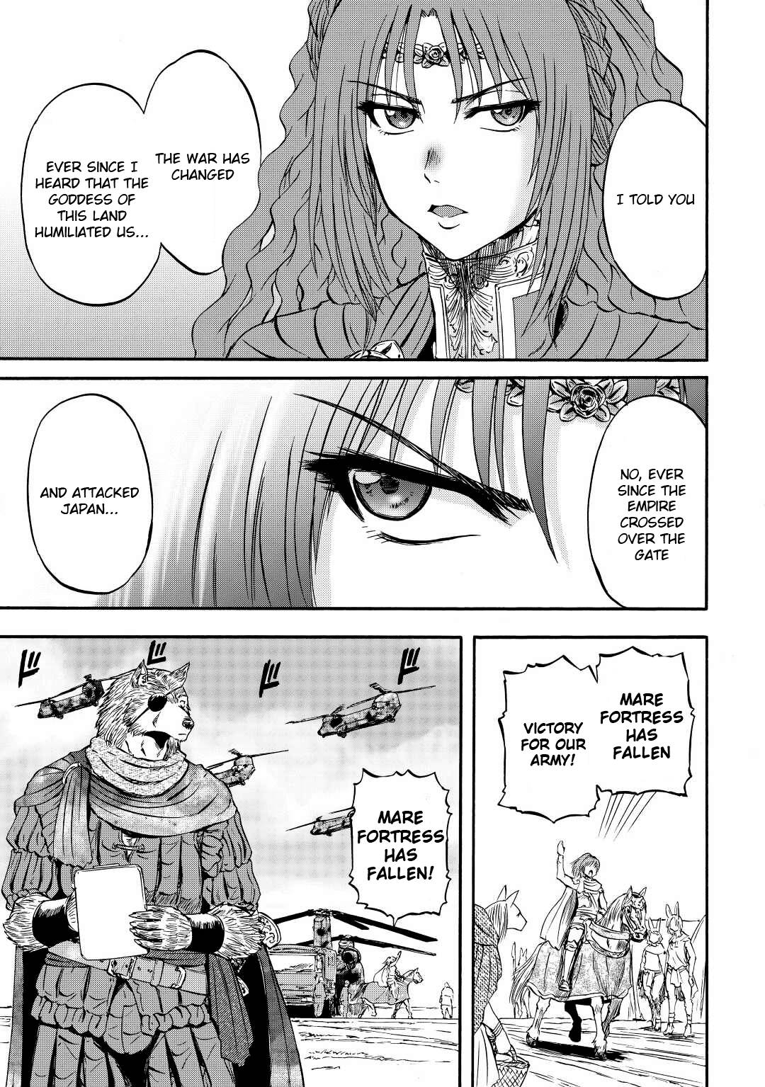 Gate - Jietai Kare no Chi nite, Kaku Tatakeri chapter 117 page 12