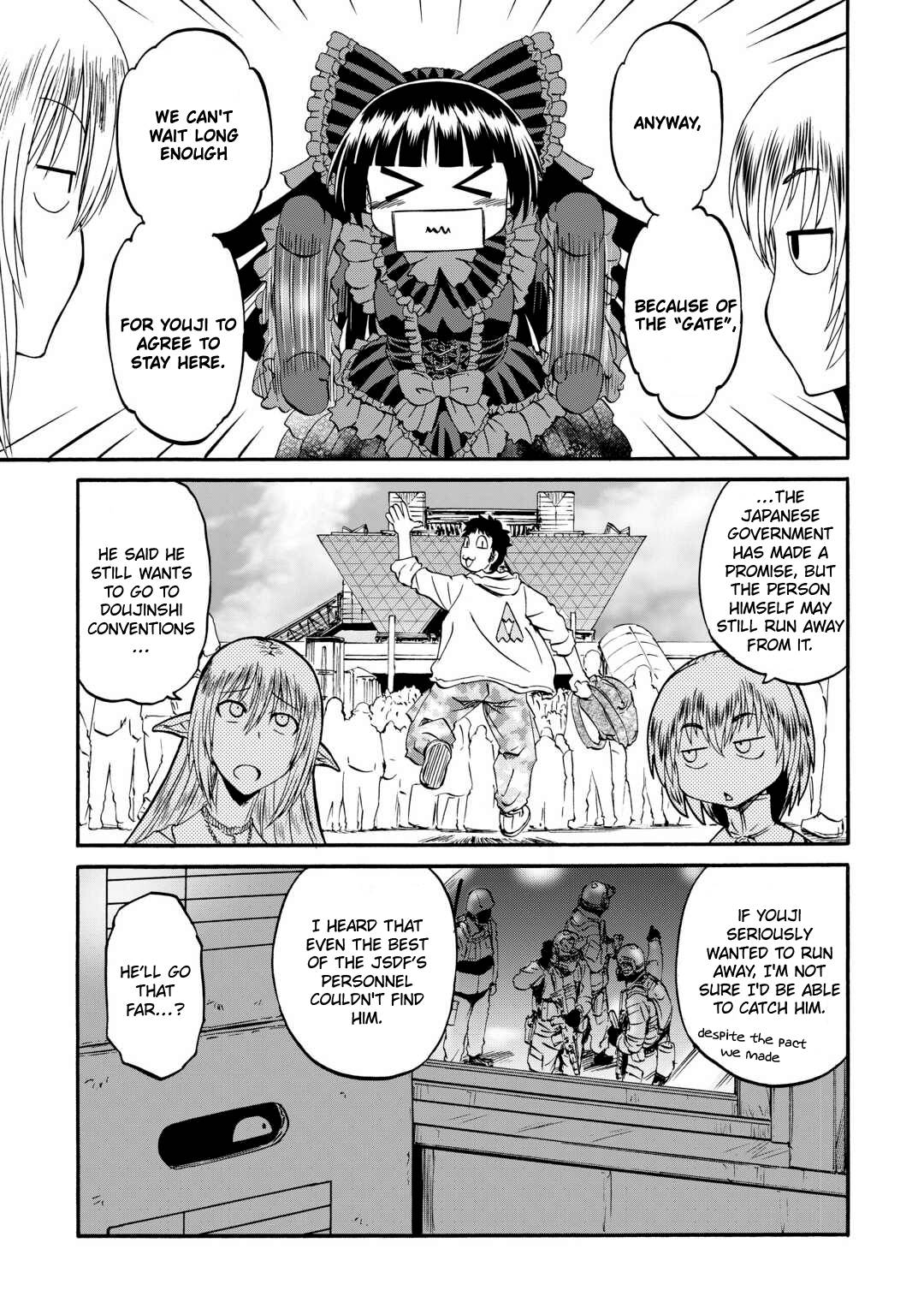 Gate - Jietai Kare no Chi nite, Kaku Tatakeri chapter 123 page 12