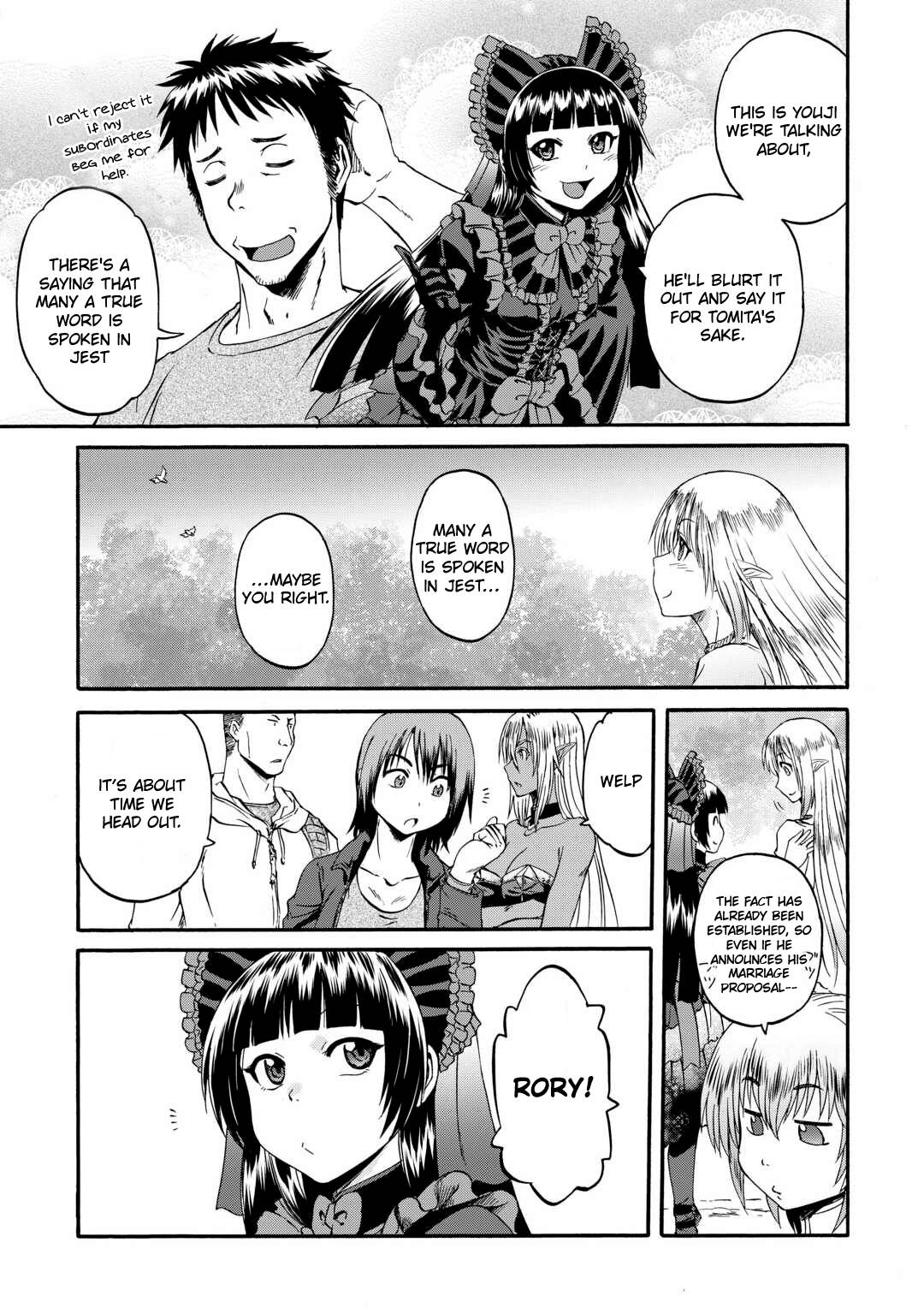 Gate - Jietai Kare no Chi nite, Kaku Tatakeri chapter 123 page 26