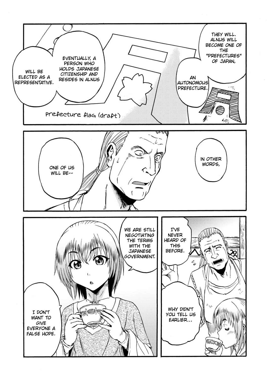 Gate - Jietai Kare no Chi nite, Kaku Tatakeri chapter 123 page 32