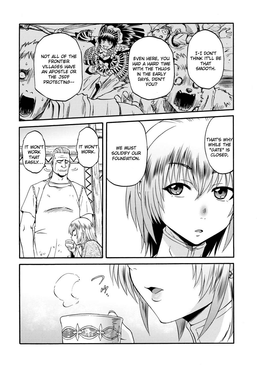 Gate - Jietai Kare no Chi nite, Kaku Tatakeri chapter 123 page 33