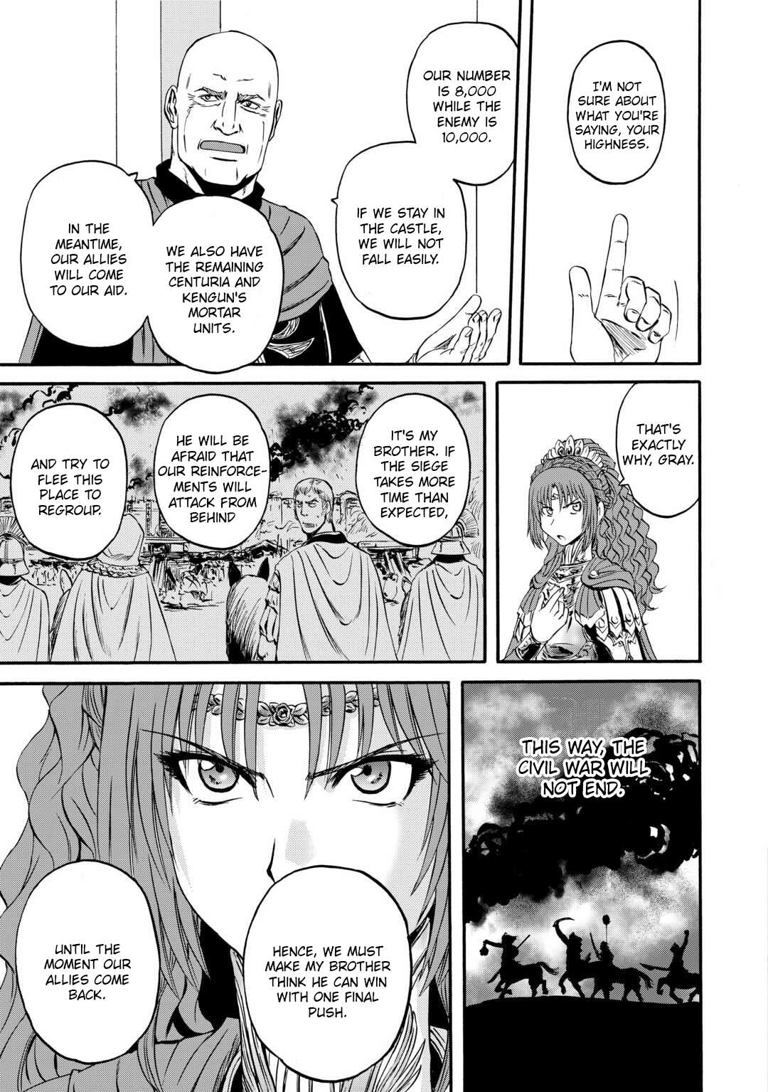 Gate - Jietai Kare no Chi nite, Kaku Tatakeri chapter 126 page 32