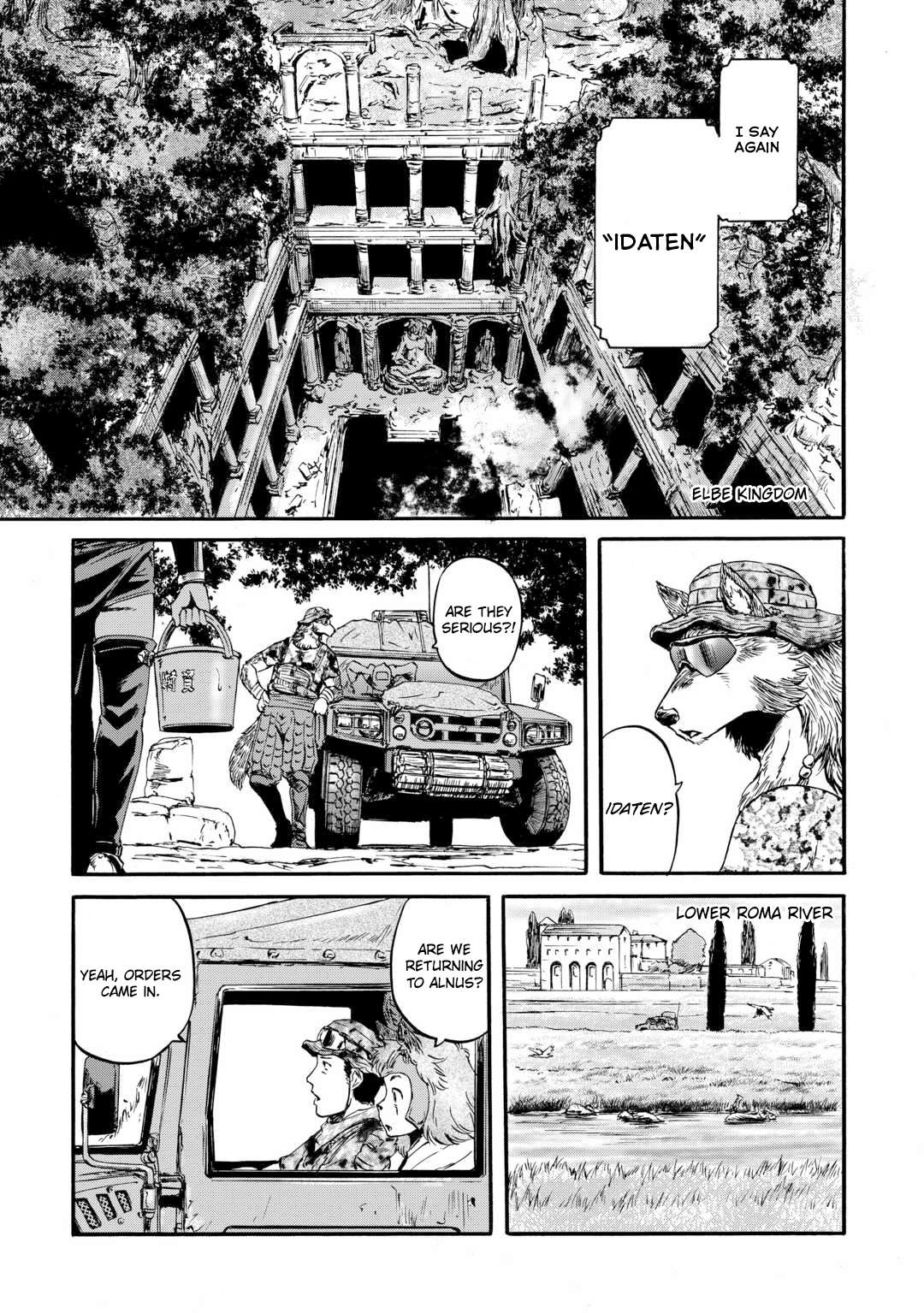 Gate - Jietai Kare no Chi nite, Kaku Tatakeri chapter 127 page 10