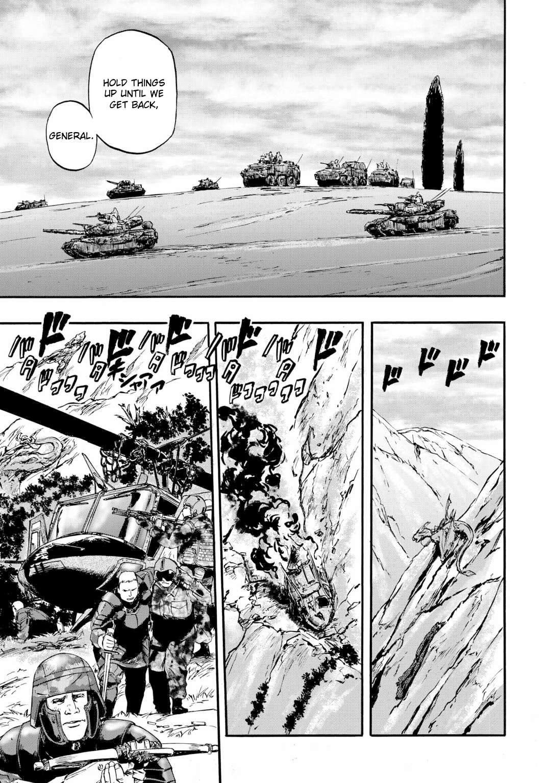 Gate - Jietai Kare no Chi nite, Kaku Tatakeri chapter 127 page 19