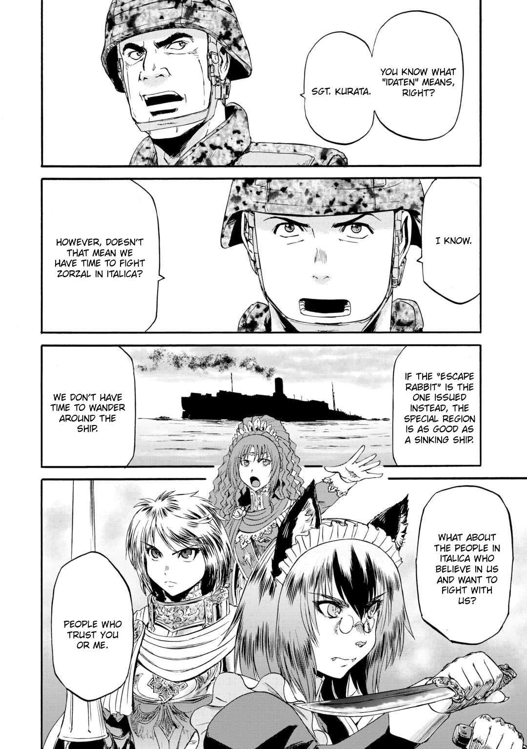 Gate - Jietai Kare no Chi nite, Kaku Tatakeri chapter 128 page 31