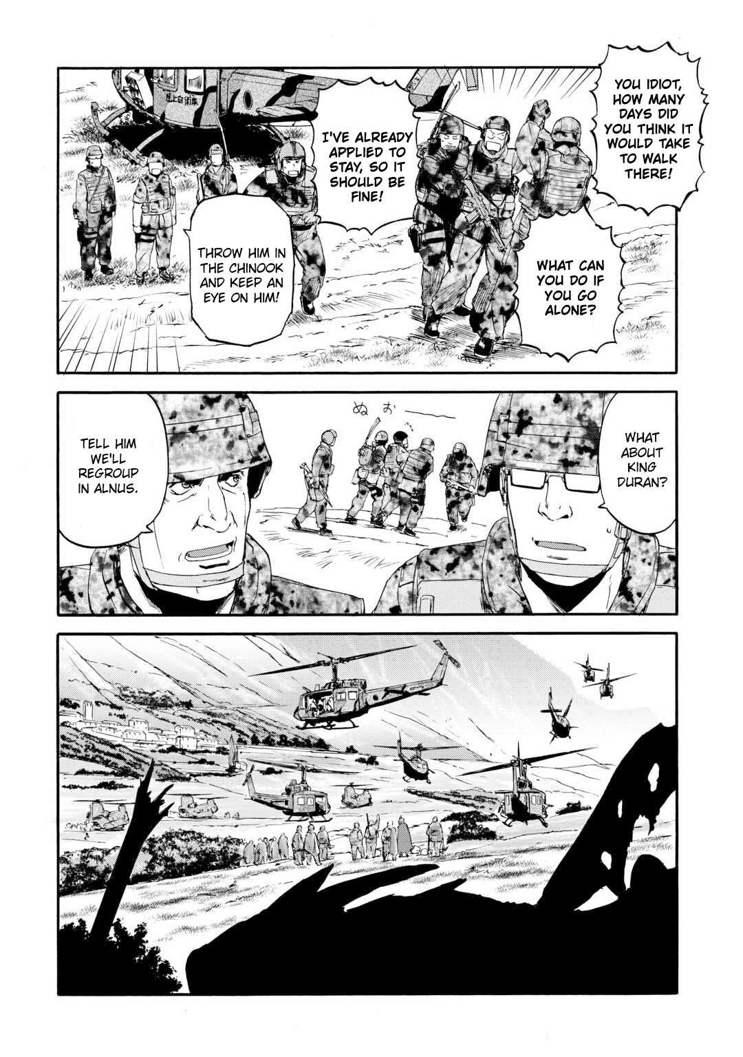 Gate - Jietai Kare no Chi nite, Kaku Tatakeri chapter 128 page 33