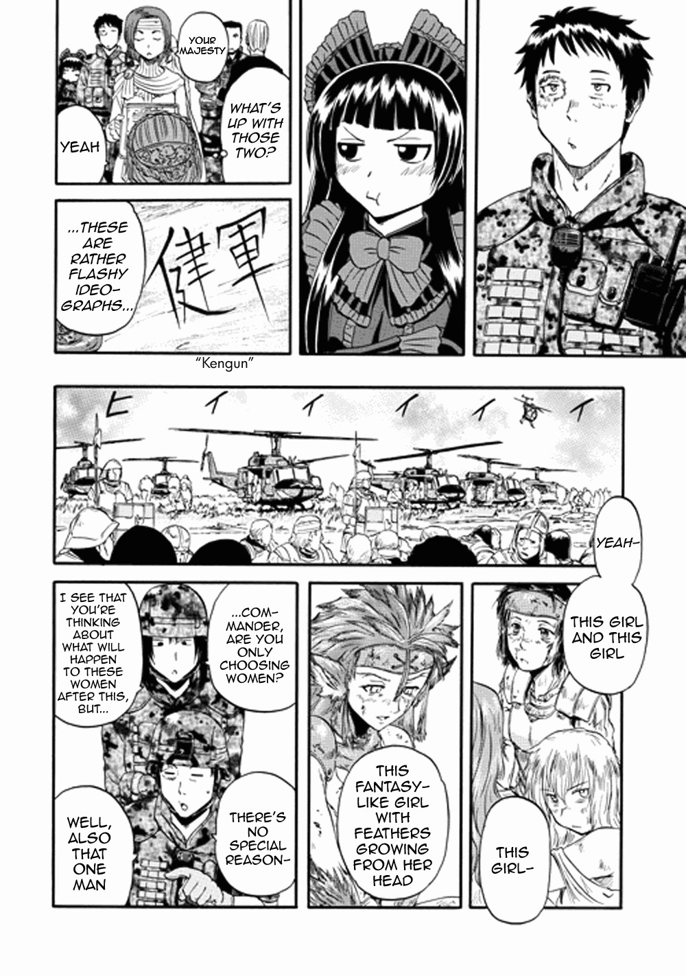 Gate - Jietai Kare no Chi nite, Kaku Tatakeri chapter 13 page 11