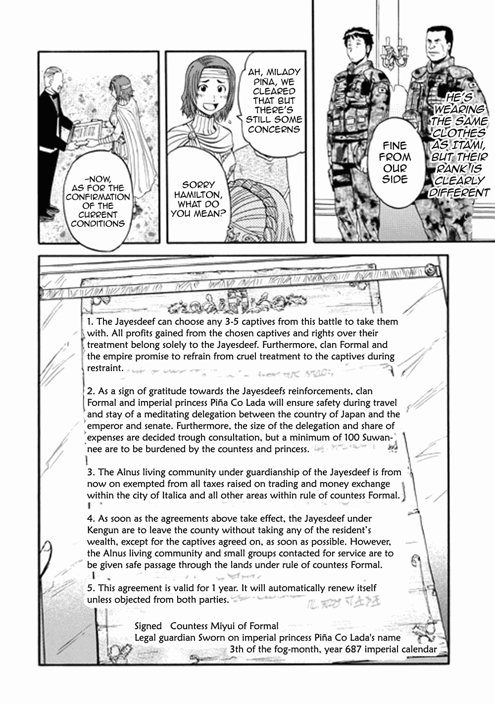 Gate - Jietai Kare no Chi nite, Kaku Tatakeri chapter 13 page 9