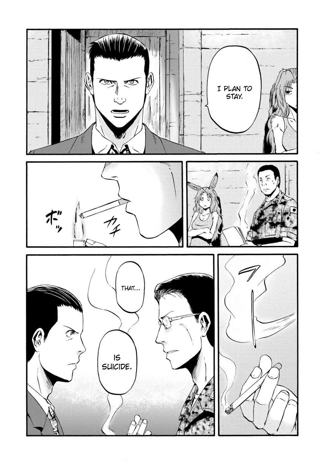 Gate - Jietai Kare no Chi nite, Kaku Tatakeri chapter 131 page 22