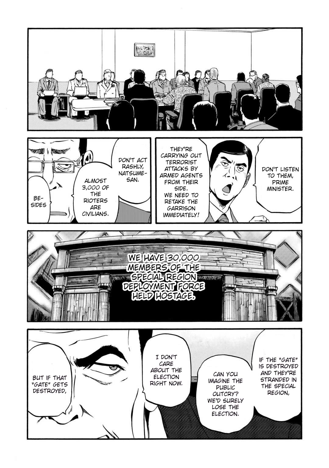 Gate - Jietai Kare no Chi nite, Kaku Tatakeri chapter 133 page 8