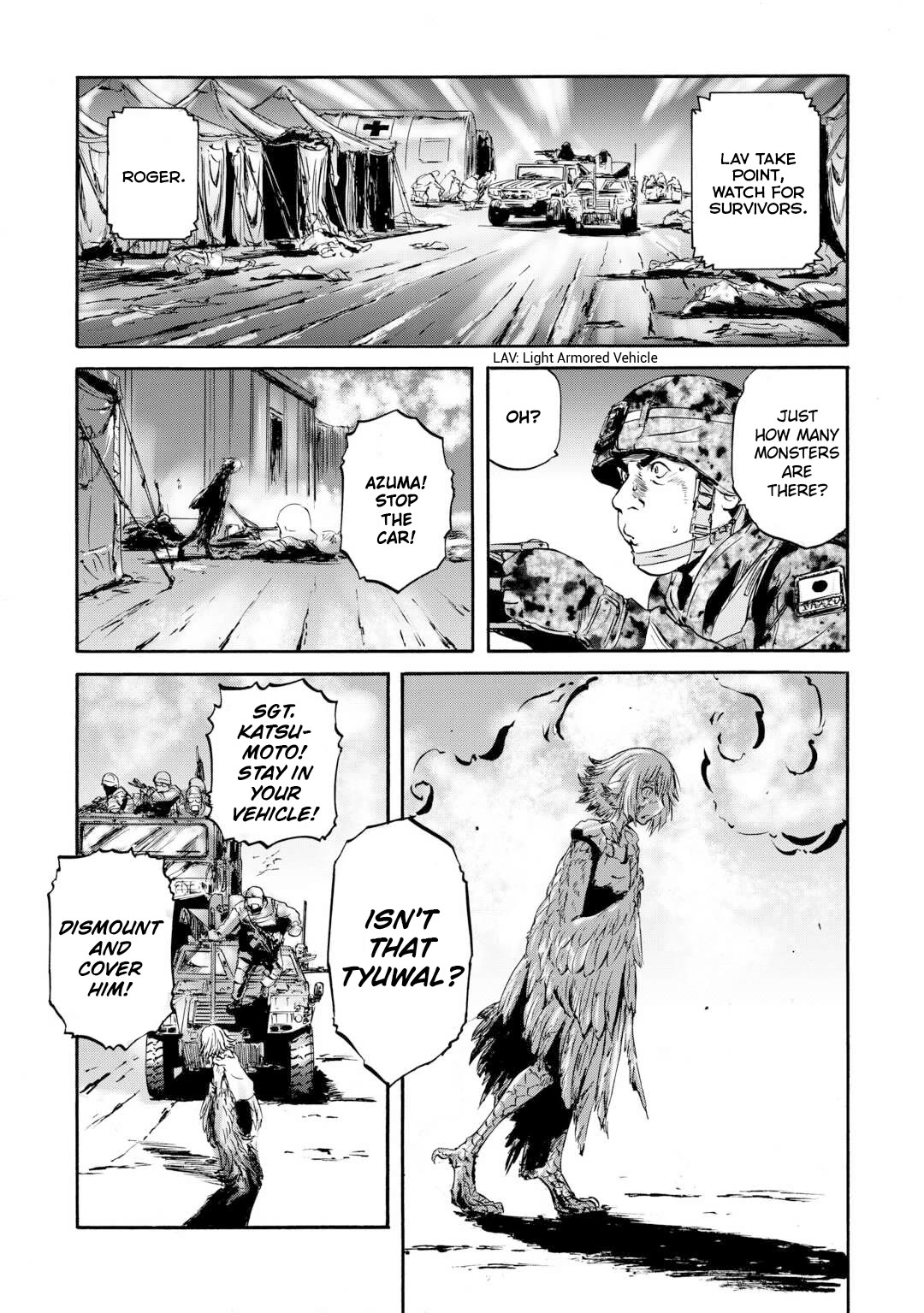 Gate - Jietai Kare no Chi nite, Kaku Tatakeri chapter 138 page 6