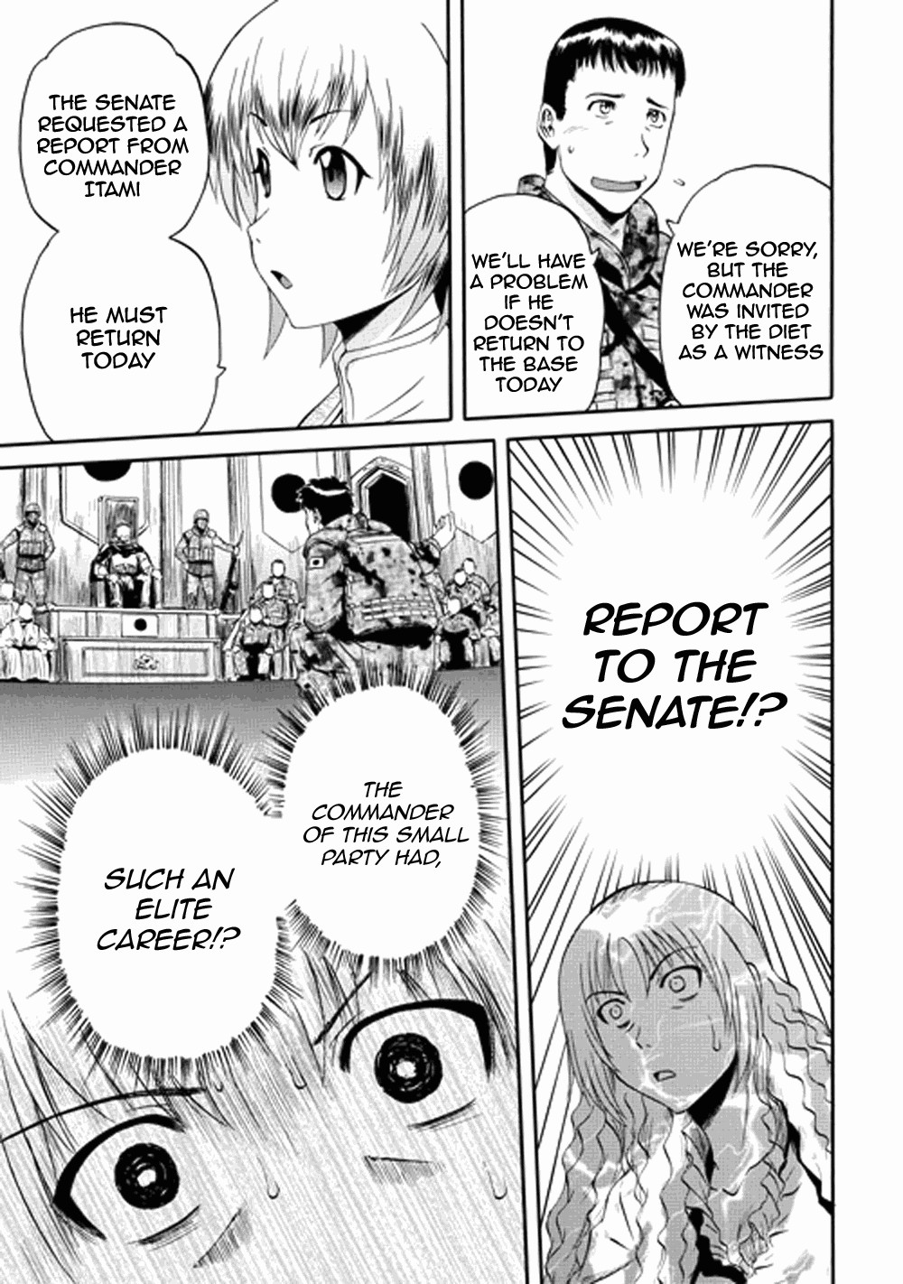 Gate - Jietai Kare no Chi nite, Kaku Tatakeri chapter 14 page 34