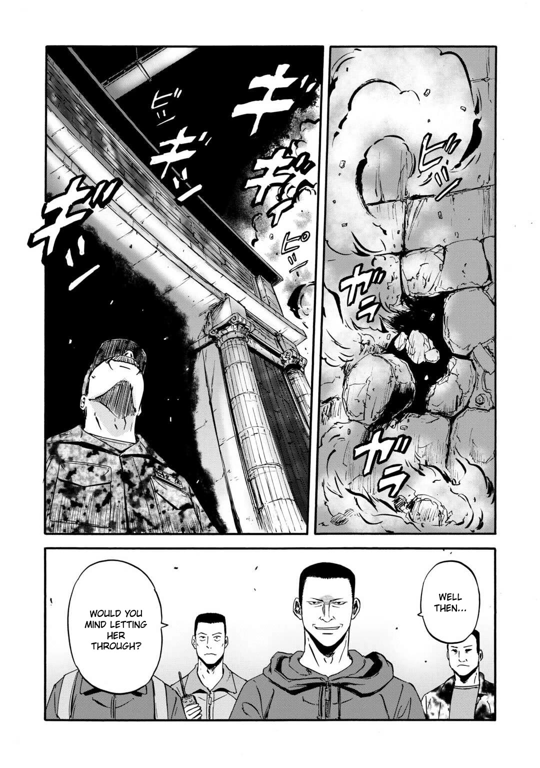 Gate - Jietai Kare no Chi nite, Kaku Tatakeri chapter 140 page 12