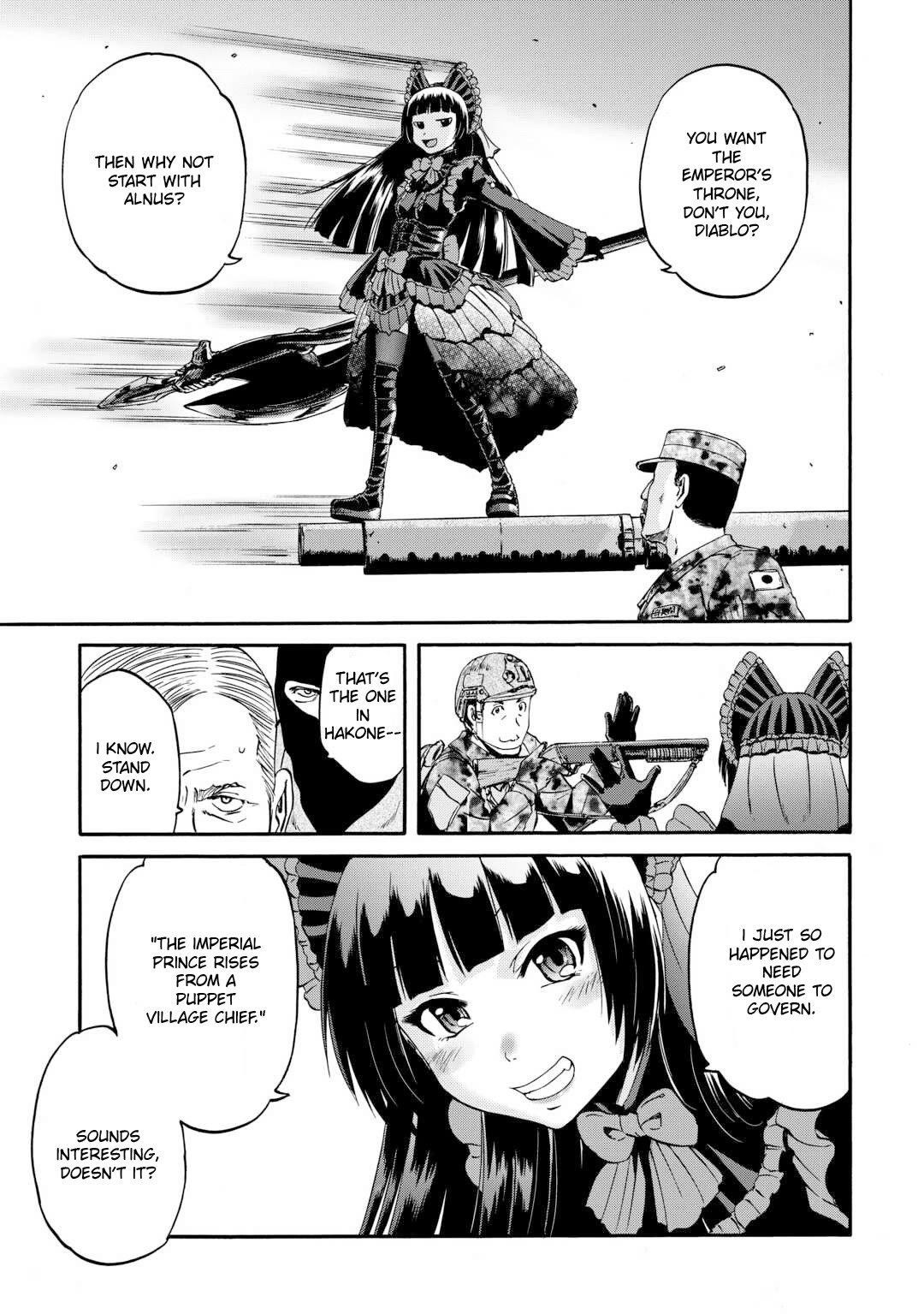 Gate - Jietai Kare no Chi nite, Kaku Tatakeri chapter 140 page 36