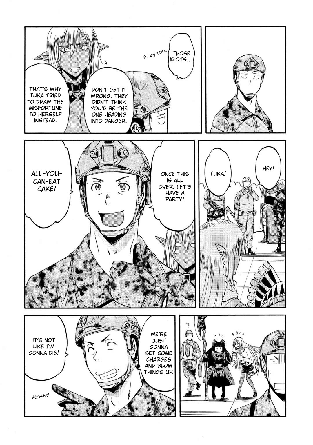 Gate - Jietai Kare no Chi nite, Kaku Tatakeri chapter 142 page 17