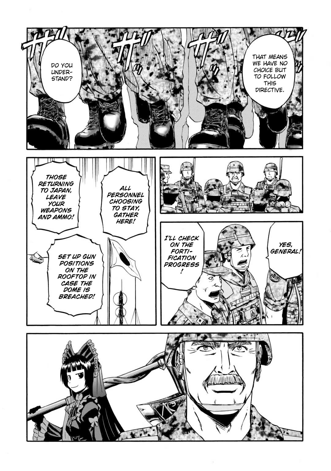 Gate - Jietai Kare no Chi nite, Kaku Tatakeri chapter 142 page 21