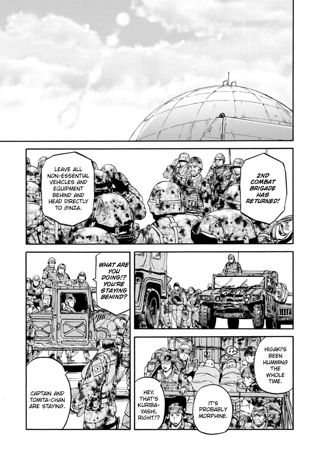 Gate - Jietai Kare no Chi nite, Kaku Tatakeri chapter 142 page 22