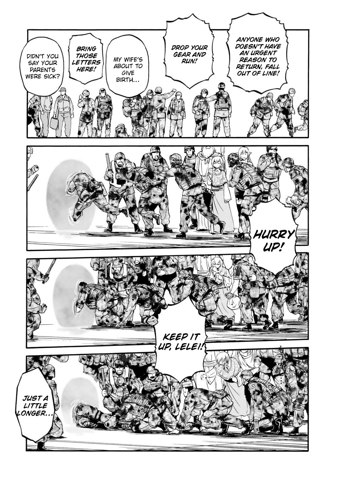 Gate - Jietai Kare no Chi nite, Kaku Tatakeri chapter 142 page 32