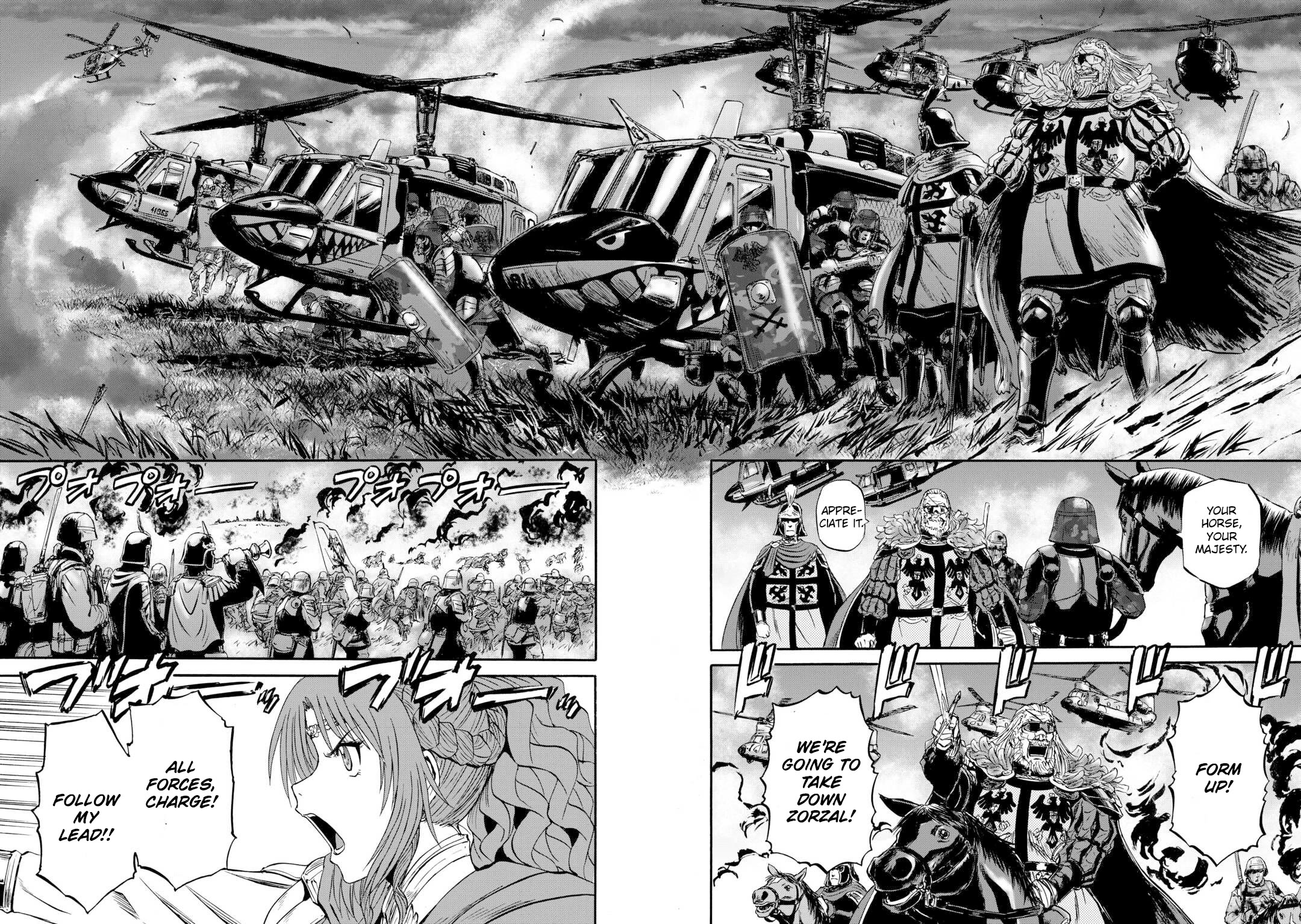 Gate - Jietai Kare no Chi nite, Kaku Tatakeri chapter 143.2 page 10